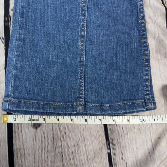 WRANGLER X MODCLOTH - Retro 70's Rainbow Pocket High Rise Jeans - 12 x 30 - Picture 11 of 11